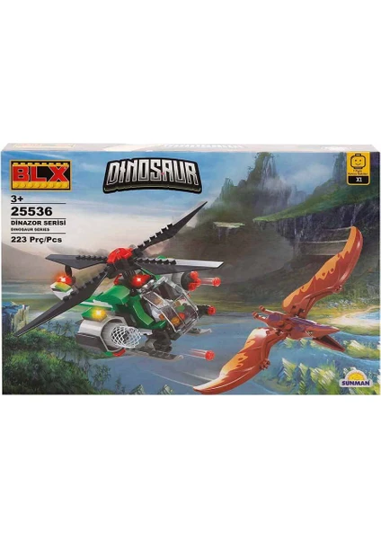 Blx Dinosaur Kanatlı Dinozorlar ve Helikopter 25536