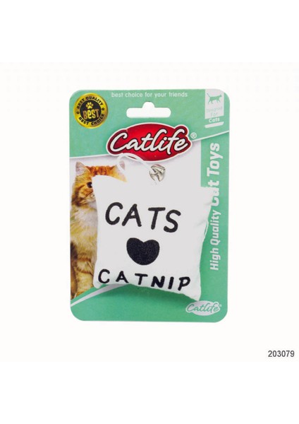 Kediler Için Catnip Yastık Oyuncak Zilli