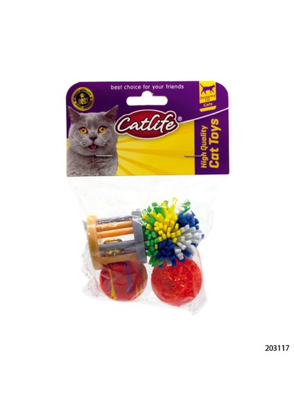 Zilli Kedi Oyuncağı 4lü Paket