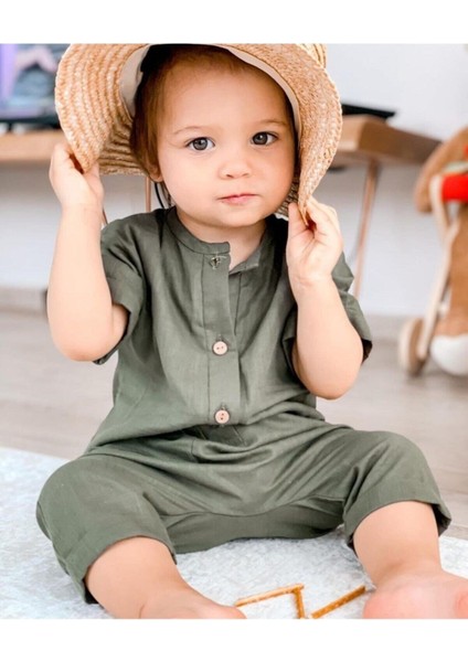 Ares Kids Fashion Yeşil Ayaz Tulum