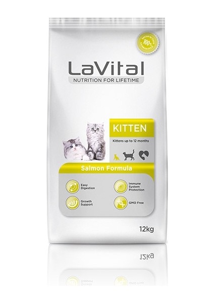 Lavıtal Kıtten Salmon Formula (12 Kg)