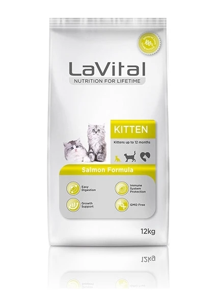 La Vital Lavıtal Kıtten Salmon Formula (12 Kg)