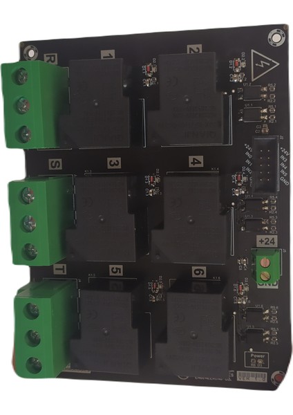 6 Kanallı 24 V Röle Kartı