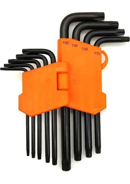 9 Parça Torx Uzun Allen-Alyan Anahtar Seti