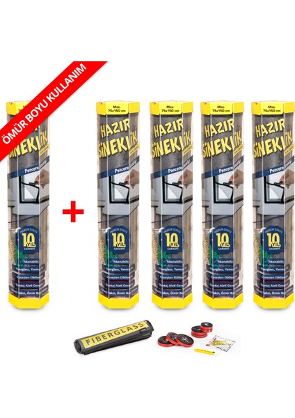 75x150 cm Pencere Için - 5 Li Paket