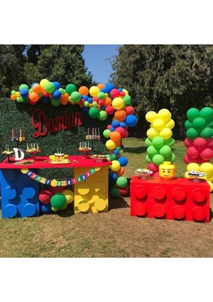 Rengarenk Balon Zincir Seti 70 Adet + 5 Mt. Balon Zinciri