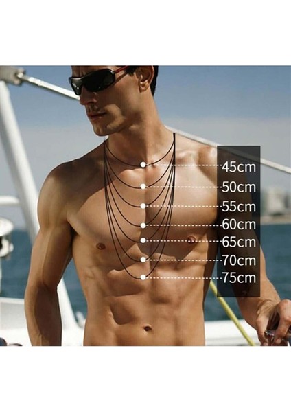 Italyan Ince Çelik Unisex Zincir Kolye 65 cm ( 2mm ) fırsatları
