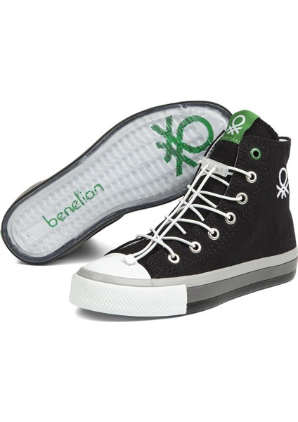 ® | BN-30193 - 3394 Siyah - Çocuk Spor Ayakkabı