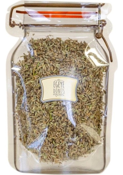 Kuru Lavanta Çiçeği (Bitki Çayı) 25 gr Kavanoz Görünümlü Kilitli Poşet