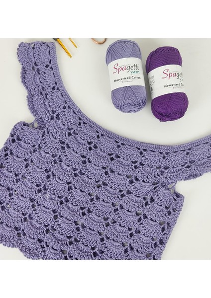 Spagettiyarn Mercerized Cotton Gri El Örgü Ipliği fırsatları