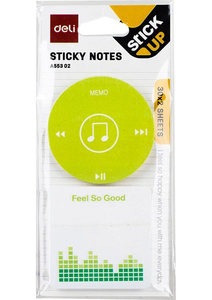 Sticky Notes Yapışkanlı Not Kağıdı 30X2 A55302