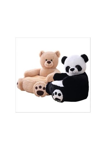 Sevimli Çizgi Film Şekli Çocuk Kanepe Sandalye Yumuşak Peluş Toddler Koltuk Toddler Mobilya (Grup3)(Yurt Dışından)