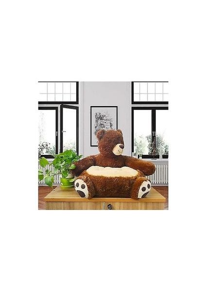 Sevimli Çizgi Film Şekli Çocuk Kanepe Sandalye Yumuşak Peluş Toddler Koltuk Toddler Mobilya (Grup3)(Yurt Dışından)