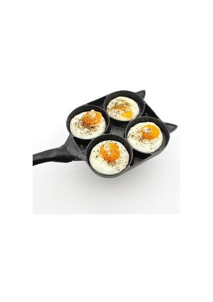 Kahvaltı Profesyonel Tıbbi Taş Kaplamalı Yapışmaz Kızartma Tavası (Stil3)(Yurt Dışından)