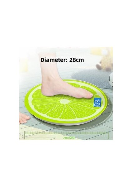 Limon Desen 0.2 180KG Banyo Ölçeği USB Elektronik Dijital Ağırlık Ölçekli Vücut Yağ Ev Tartım Dengesi Ağırlık Ölçeği | Banyo Terazi fiyatları