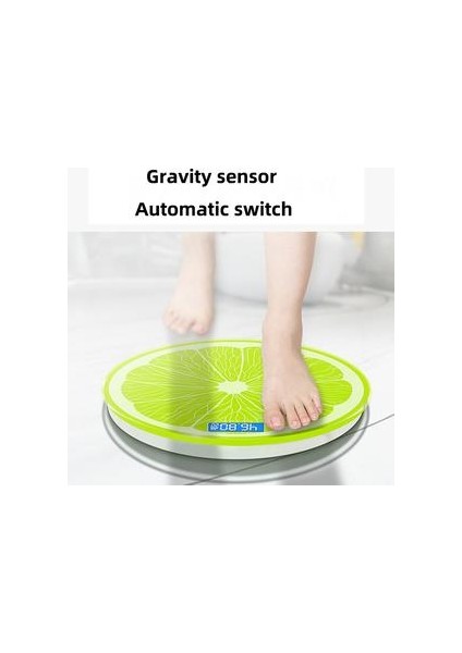 Limon Desen 0.2 180KG Banyo Ölçeği USB Elektronik Dijital Ağırlık Ölçekli Vücut Yağ Ev Tartım Dengesi Ağırlık Ölçeği | Banyo Terazi fırsatları