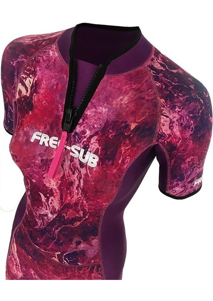 2mm Dreams Purple Kadın Shorty (Kısa) Sörf, Scuba Tüplü Dalış Elbisesi Wetsuit modelleri
