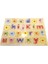 Ahşap Çocuk Gelişimi Neşeli Harfler Puzzle Yapboz 1