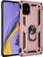 Samsung Galaxy A51 Kılıf Vega Yüzüklü Standlı Silikon + Nano Cam 1