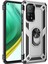 Xiaomi Mi 10T Pro Kılıf Vega Yüzüklü Standlı Silikon + Tam Ekran Koruyucu 1