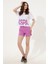 Kadın Menekşe T-Shirt 50248137-VR037 4