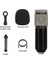BM-828 USB Kondenser Mikrofon Seti Gümüş (Yurt Dışından) 4
