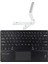 iPad Pro 12.9 2020 Bluetooth Touchpad Klavye 28 cm (Tr Sticker) + Tablet Standı - AL2756 1