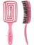 Land Of Myth - LOM1272 Üç Boyutlu Esnek Saç Açma ve Tarama Fırçası, Flexible Pro Brush (Pembe) 1