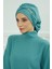 Aerobin Kumaş Aksesuarlı Hazır Türban,mint Yeşili,ht-93 1