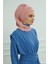 Aksesuarlı Aerobin Kumaş Hazır Türban,pembe,ht-94 4