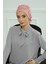 Aerobin Kumaş Aksesuarlı Hazır Türban,pembe,ht-93 1