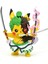 Pvc 4 Kawaii Pikachu Cosplay Roronoa Zoro Aksiyon Figürü (Yurt Dışından) 2