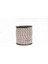 Polyester Kordon İp 10mm 50metre- Gri/ Krem 1