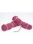 Polyester Kordon İp 8mm 50metre- Fuşya 1