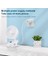 F601 Klipsli LED Ekric Fan Beyaz (Yurt Dışından) 4