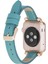 Bouletta Apple Watch Uyumlu Deri Kordon 38-40-41MM Ferro Cp5 Turkuaz 2