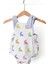 Rainbow Lapin Blue Müslin Bebek Tulum 1