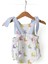 Rainbow Lapin Blue Müslin Bebek Tulum 2