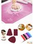 Silikon Hamur Açma Matı 50 x 40 cm + Hamur Spatula + 3'lü Hamur Pasta Dekorasyon Seti 1