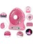 3 Kademeli Şarjlı Masa Üstü USB Mini Taşınabilir Vantilatör Fan Pembe 1