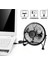 Masa Üstü USB Fan Soğutucu Vantilatör Klima Metal Serinletici Fan 2