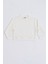 Organik Uzun Kollu Kız Çocuk Sweatshirt - Ekru Ekru - 8-10 1