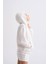 Organik Kapüşonlu Uzun Kollu Kız Çocuk Sweatshirt - Ekru Ekru - 8-10 4