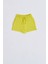 Organik Bağcıklı Cepli Kız Çocuk Şort - Sarı Sarı - 6-8 1