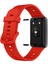 Huawei Watch Fit Uyumlu A+ Yüksek Kalite Yumuşak Pürüzsüz Silikon Kordon Kayış 5