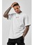 Unisex The End Oversize Beyaz T-Shirt 2