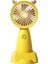 USB Mini El Tipi Fan - Sarı (Yurt Dışından) 1