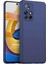 Matte Silicone Xiaomi Redmi Note 11T Kılıf Lacivert 1