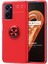 Oppo A96 4g Kılıf Kickstand Ring Holder Kırmızı 1