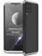 Samsung Galaxy A22 Kılıf Double Dip 360 Protective Siyah Gri 1